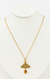 Holiday - Moth Necklace - Yellow Quartz - HL24501