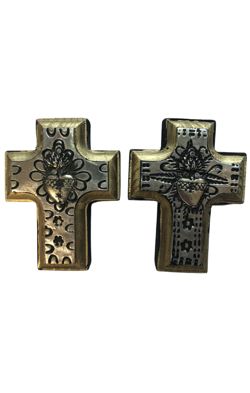 Rustico Mexicano - Wooden Mini Cross - Set of 2 - JAG60