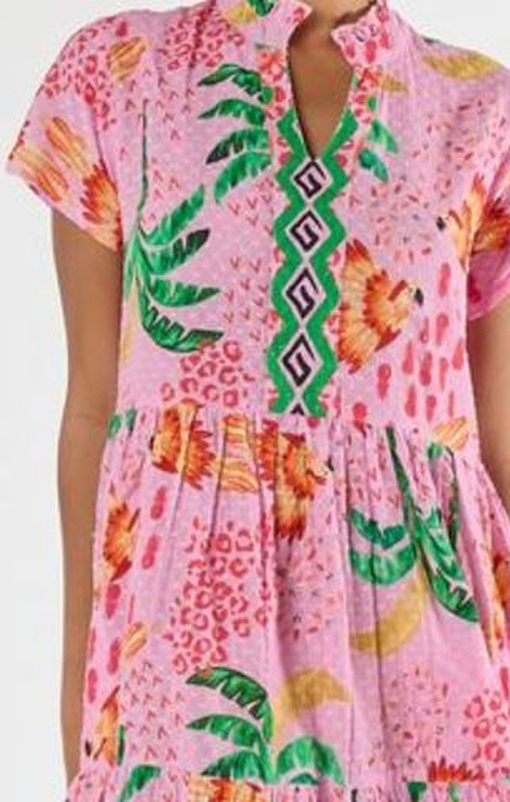 Lula Life Yasmin Dress musk full-length front view – Princess Bazaar