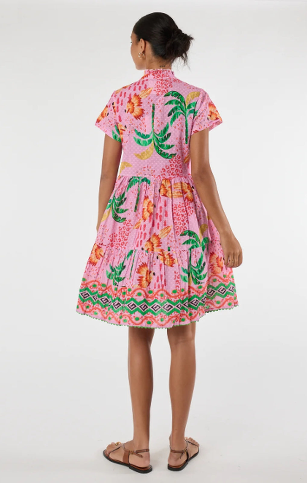 Lula Life Yasmin Dress musk full-length front view – Princess Bazaar