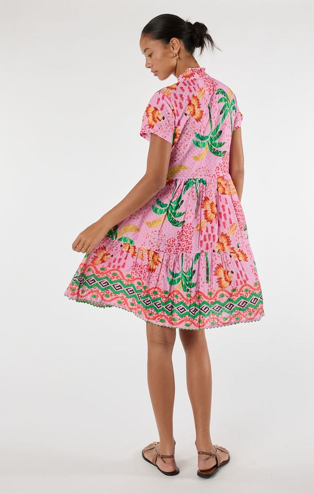 Lula Life Yasmin Dress musk full-length front view – Princess Bazaar