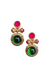 Zoda - Maeve Earring - PINK/GREEN - E419223CMULTI