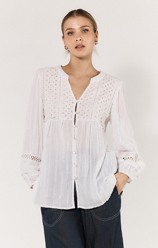 Ruby Yaya - Maynard Shirt - White - last one