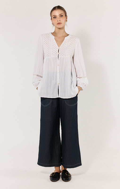 Ruby Yaya - Maynard Shirt - White - last one