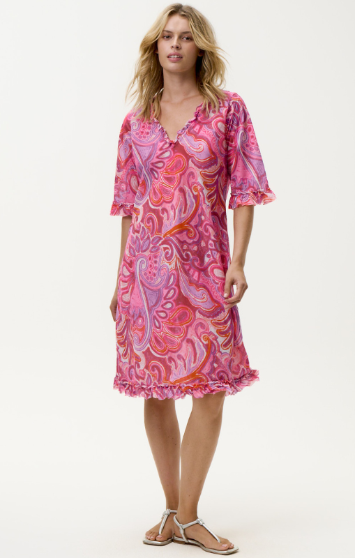 oneseasonmiddyindimeridacottonpinkswirlprincessbazaar