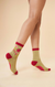 Powder - Ladybird Ankle Socks - Sage - SOC647