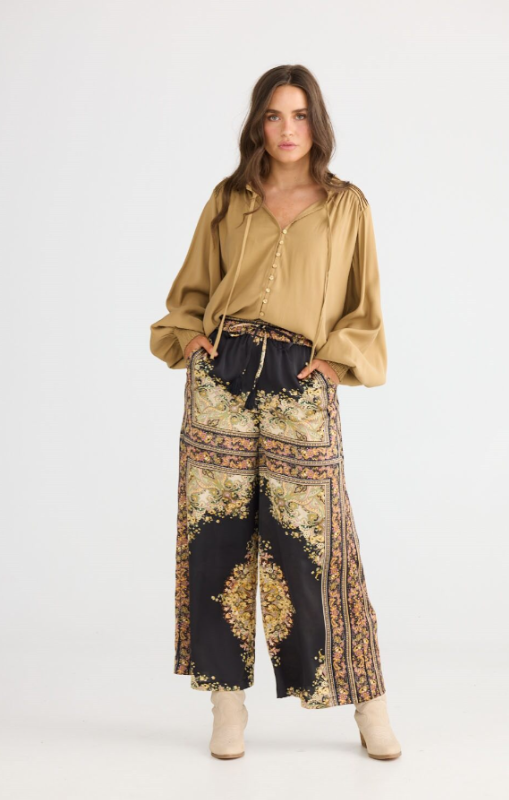 Talisman - Freedom Pant - Black Paisley - TA26107-6
