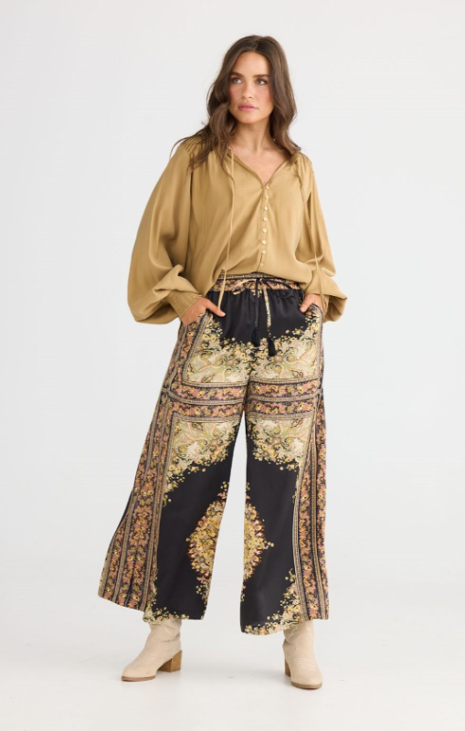 Talisman - Freedom Pant - Black Paisley - TA26107-6