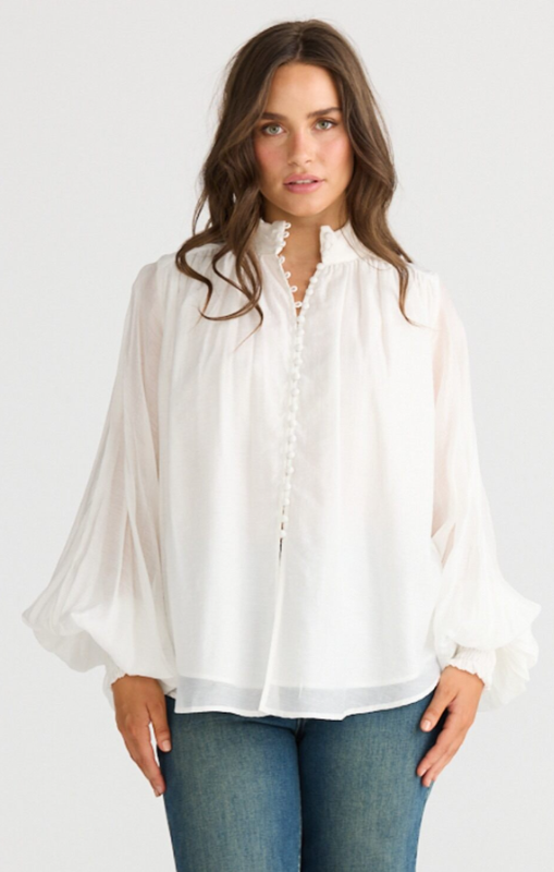 Talisman - Sylva Blouse - Off White - TA26172-1