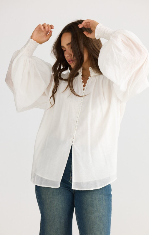 Talisman - Sylva Blouse - Off White - TA26172-1