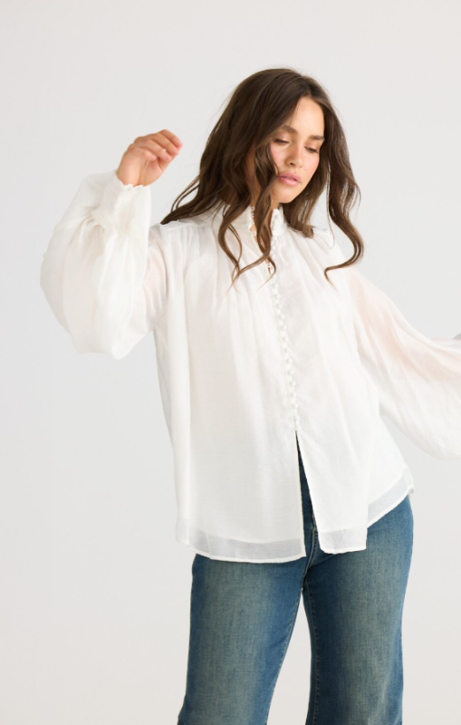Talisman - Sylva Blouse - Off White - TA26172-1