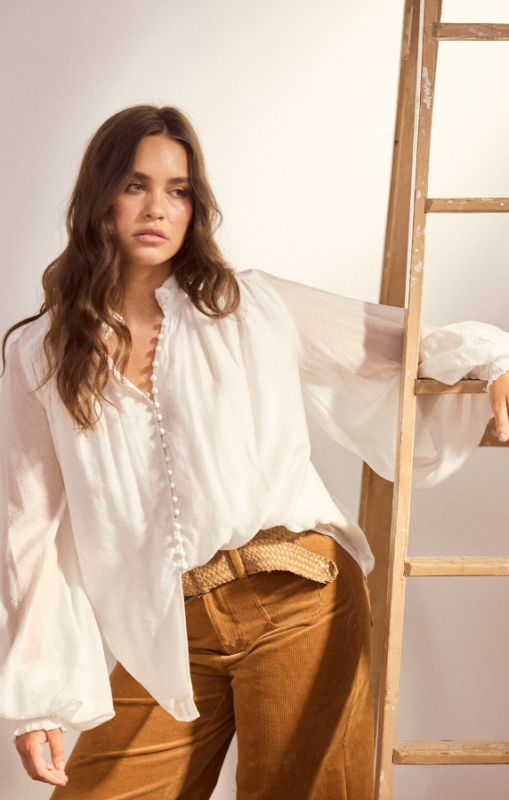 Talisman - Sylva Blouse - Off White - TA26172-1