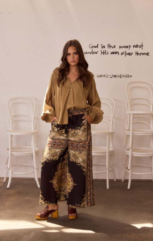Talisman - Freedom Pant - Black Paisley - TA26107-6