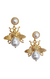 Zoda - Freshwater Pearl Bee Earring - E4-19049A