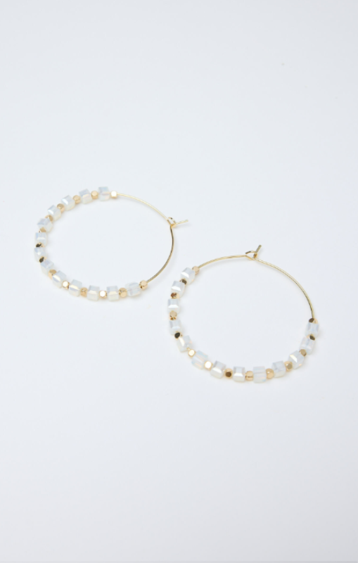 HOLIDAY - EMMA EARRING WHITE - HJ25320