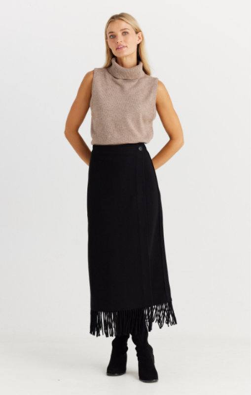 Shanty - Roaming Skirt - Black - SH24121-1