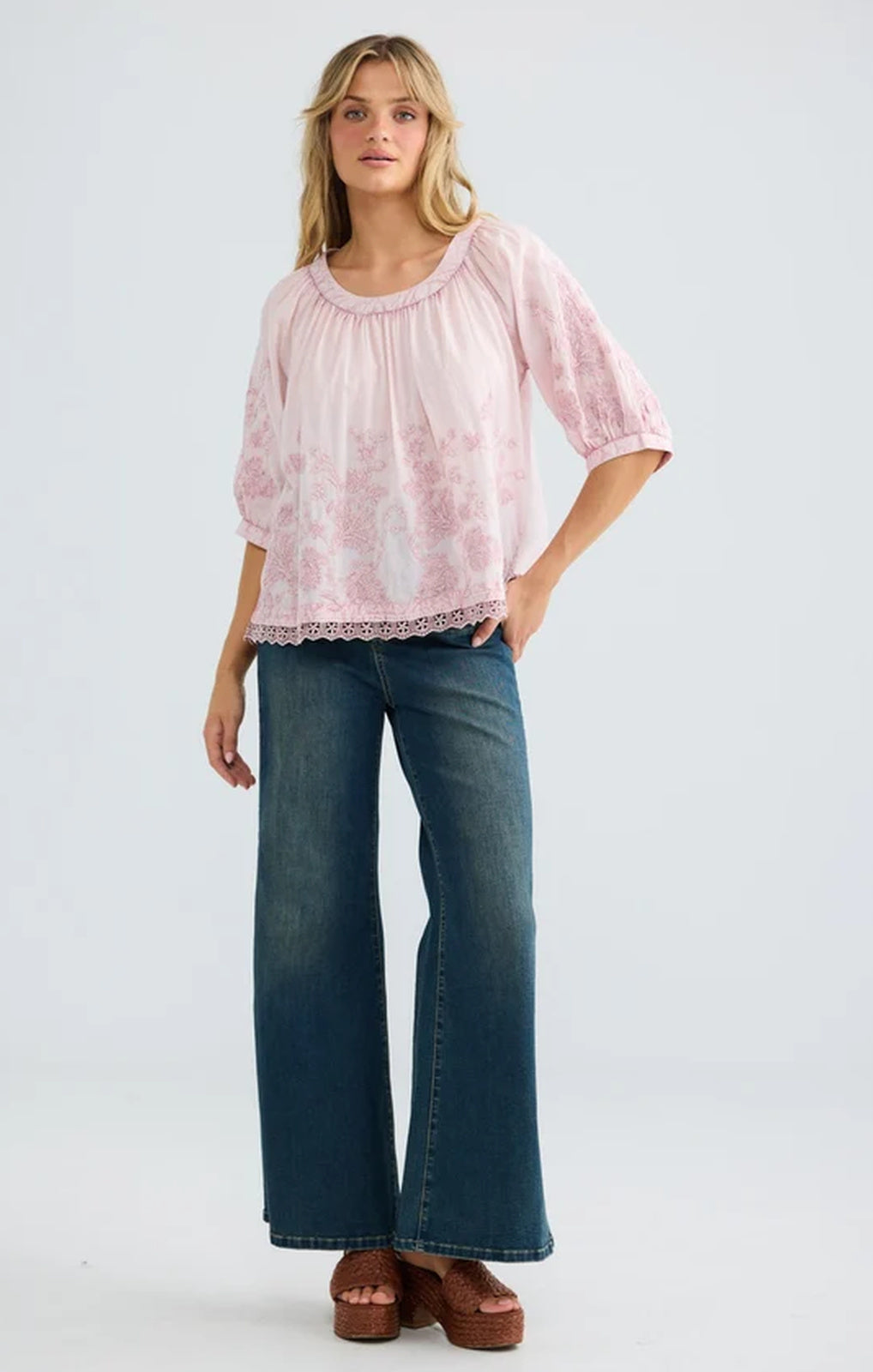 Talisman – Thistle Top – TA26413-1 – Soft Pink