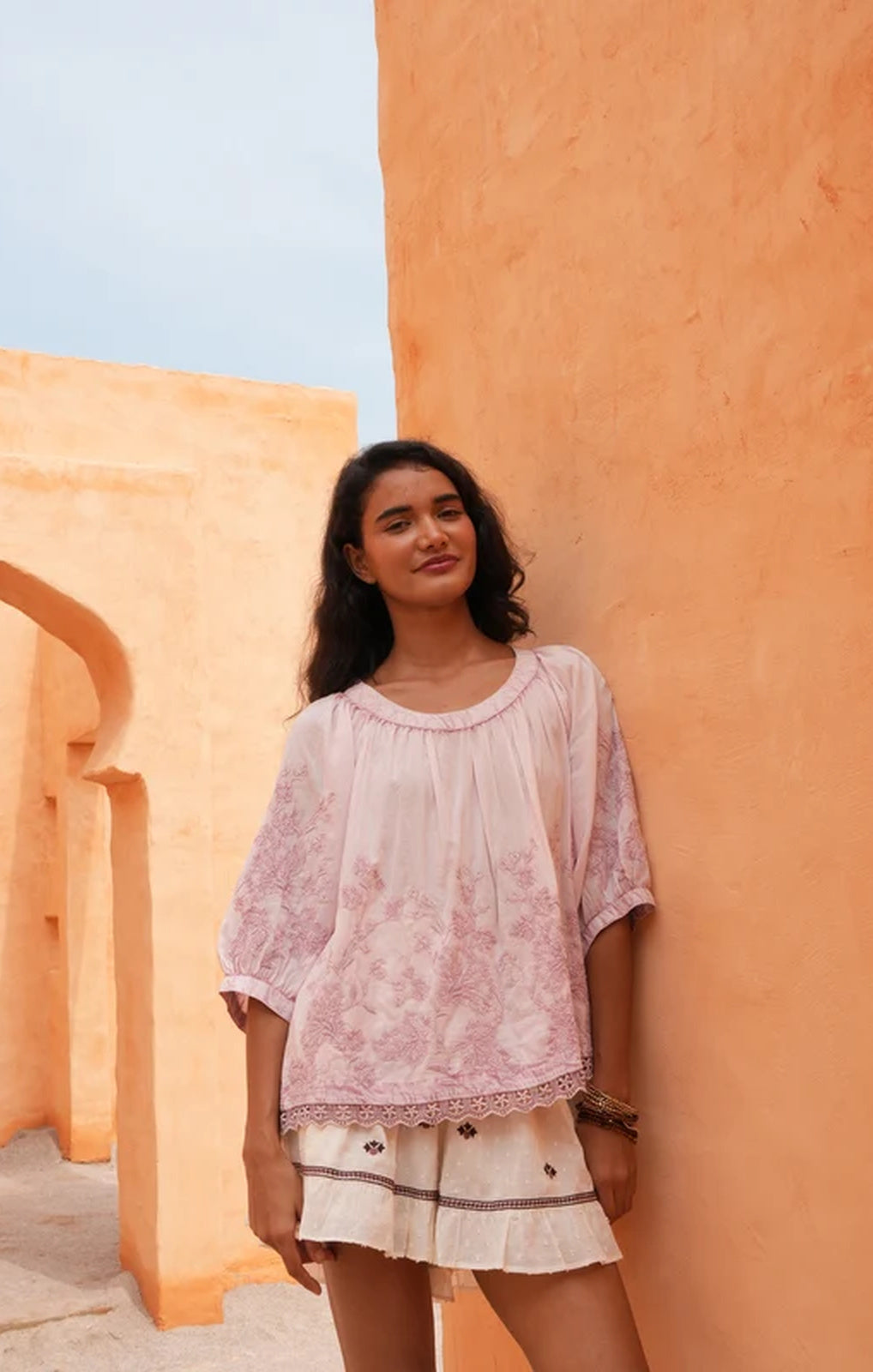 Talisman – Thistle Top – TA26413-1 – Soft Pink