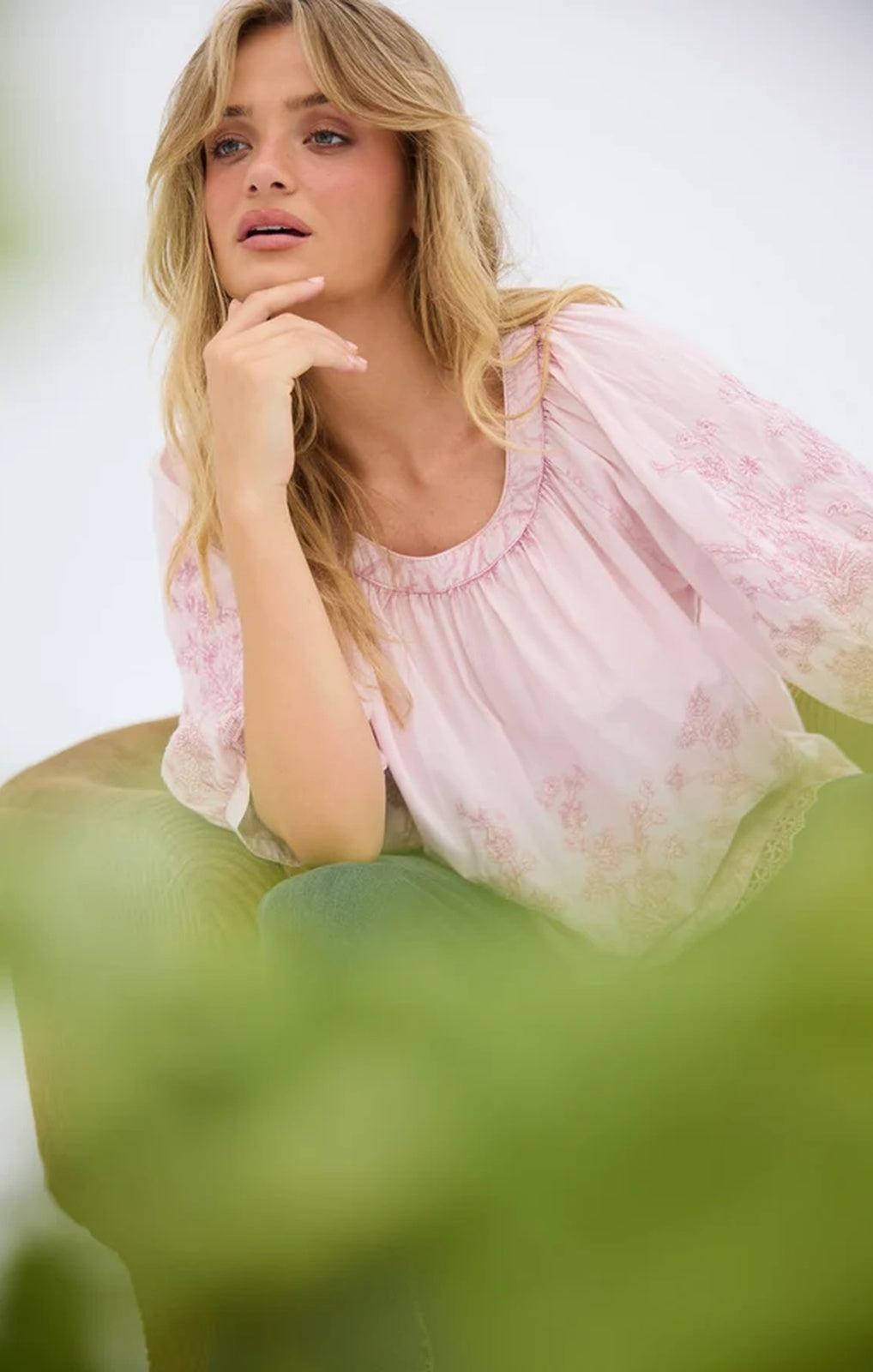 Talisman – Thistle Top – TA26413-1 – Soft Pink