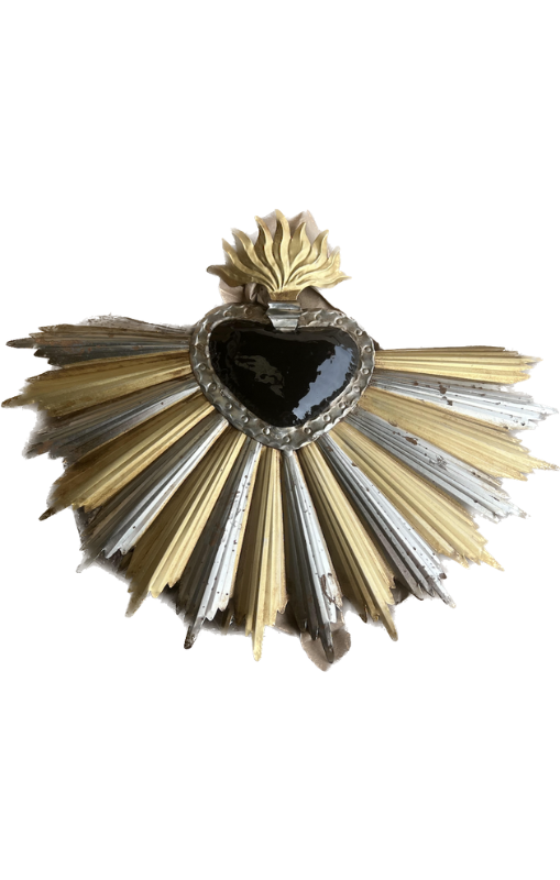 Rustico Mexicano - Black Tin Heart - URI34RU