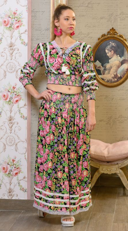 By Barok Paris - Eloise Maxi Skirt 22S324 - last one