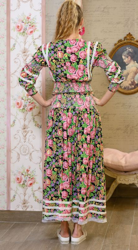 By Barok Paris - Eloise Maxi Skirt 22S324 - last one