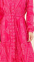 Hale Bob - Lavinia Cranberry Tiered Dress 27NF6327