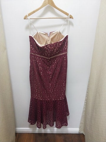 Outlet - Romance - Detachable straps Garland Lace Bustier Dress - RD163107- Last One