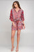 Aratta - Sunny Spirt Shirt - Coral Floral - ED20F329A