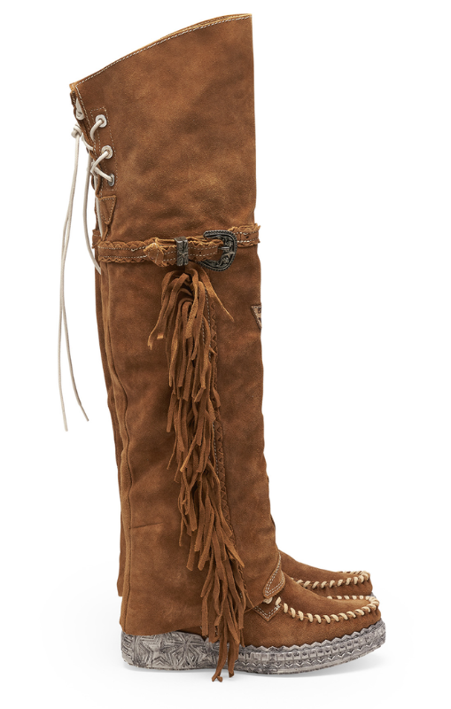 El vaquero clearance fringe boots