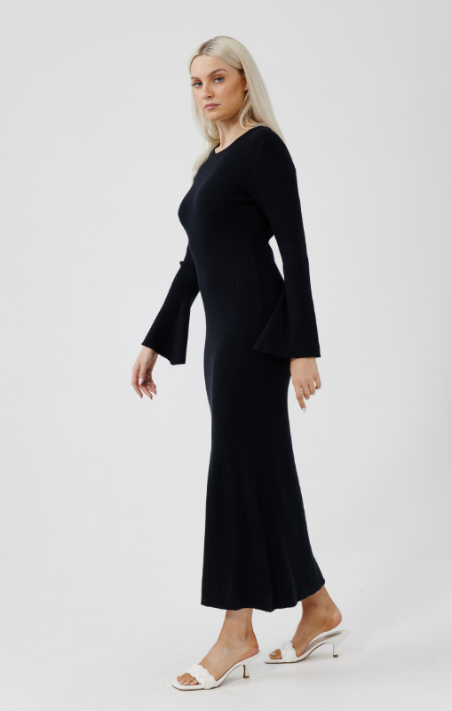 Daisy Says - Cosmo Dress Black - DS979-1 - last one