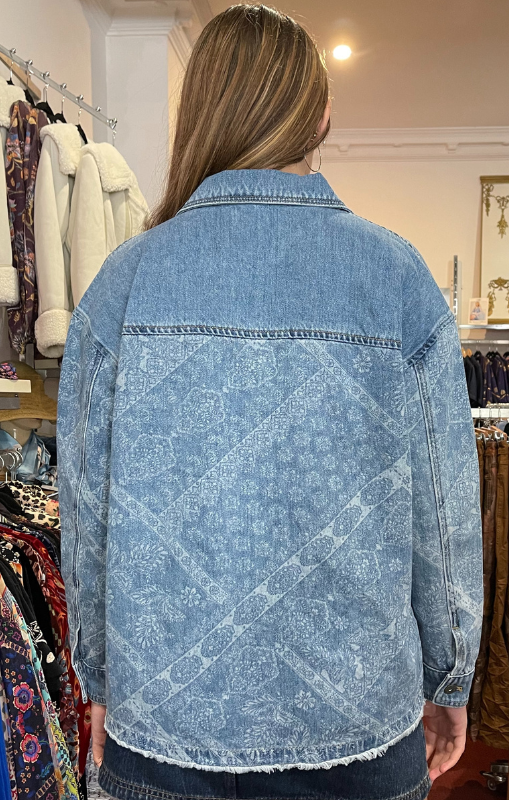 Tribal Denim Jacket 75810 4501P Lee Blue