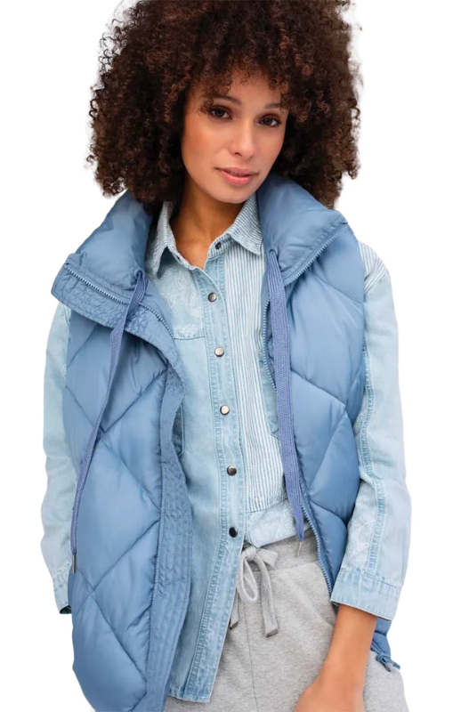 Tribal - Denim Shirt - 76280-4711 - Multi Blue - last one