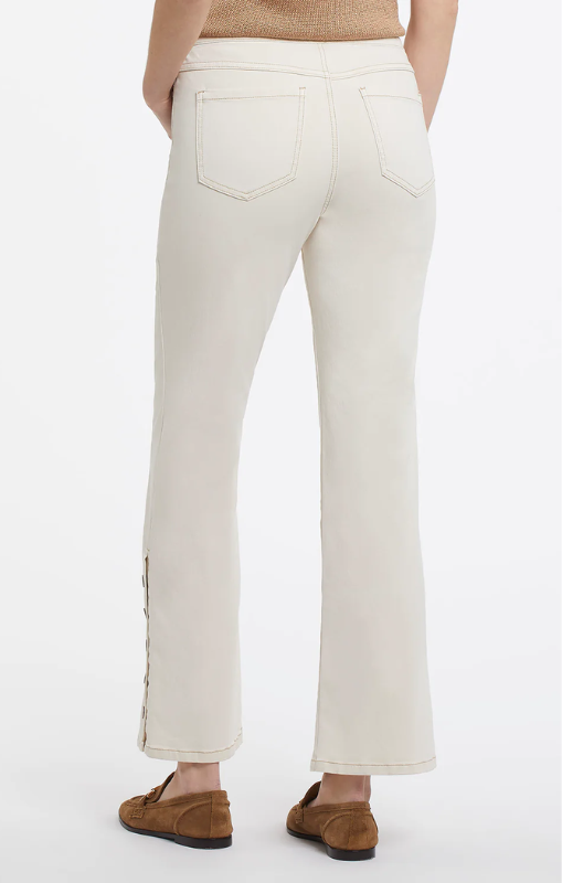 Tribal - Audrey - Flare Pull On Pant - 74910-2020W - Ecru - last one