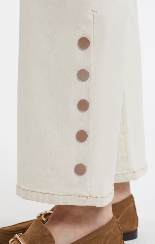 Tribal - Audrey - Flare Pull On Pant - 74910-2020W - Ecru - last one