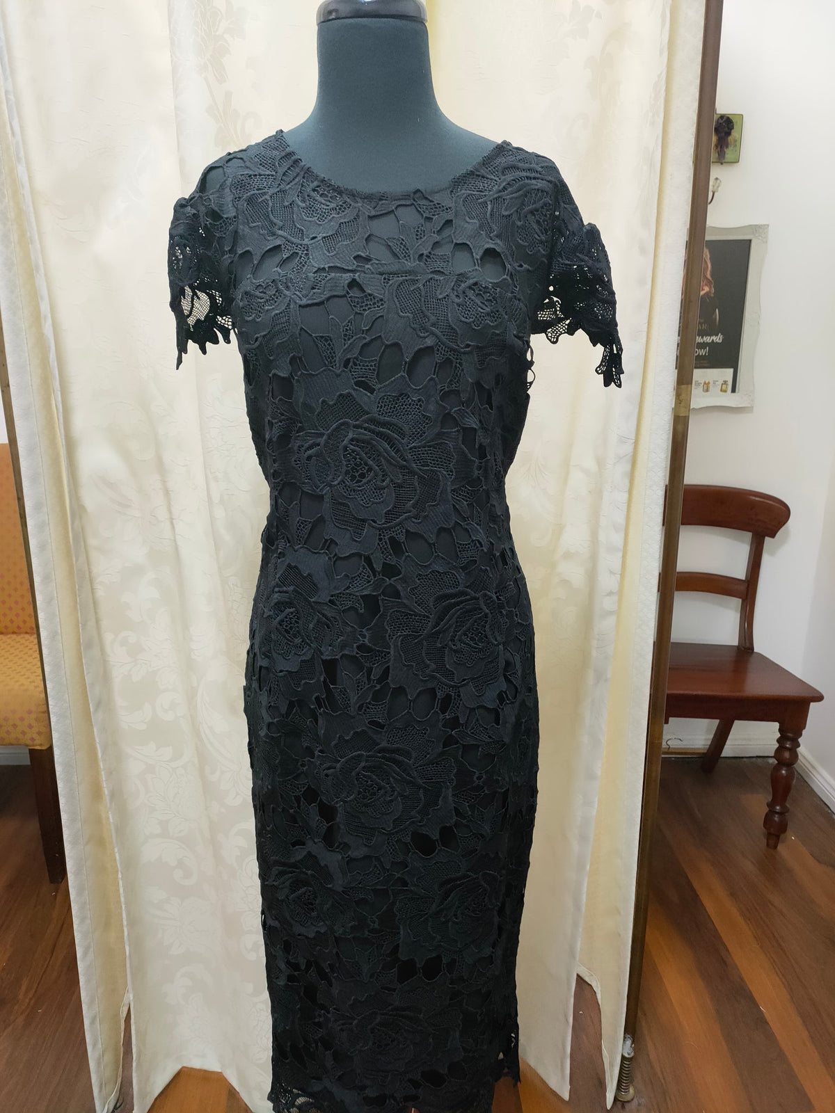 Outlet - Romance - Jolie Lace Dress Black- RD174002- Last One