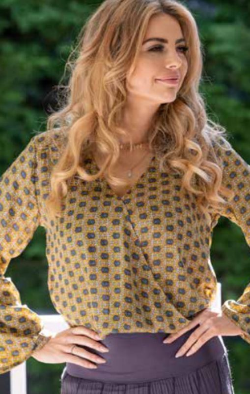 Cienna - Irina Cross Over Top- LAST ONE