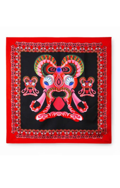 Desigual - M. Christian Lacroix square foulard - 22WAWA15