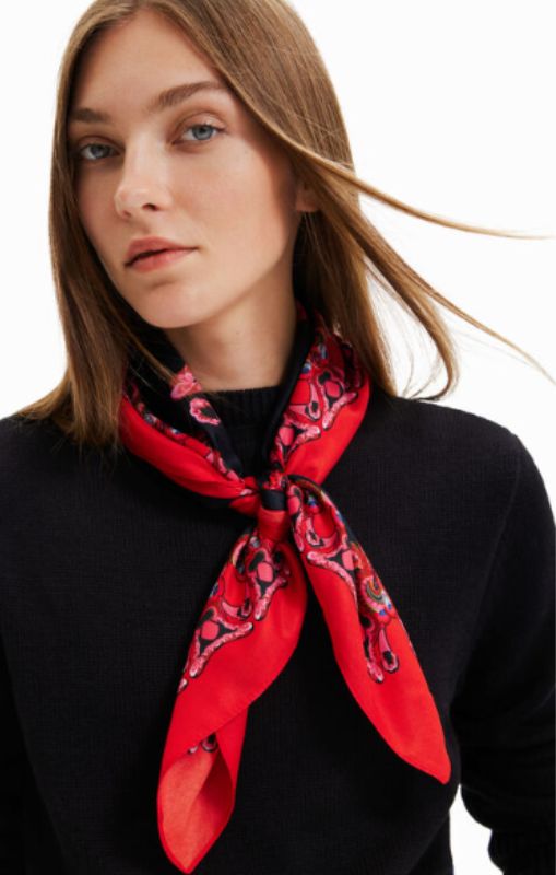 Desigual - M. Christian Lacroix square foulard - 22WAWA15