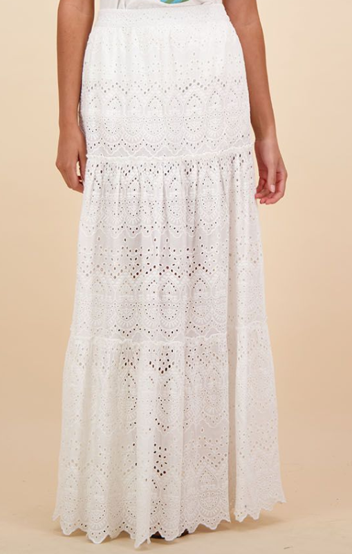Ruby Yaya - Mallorca Skirt - White