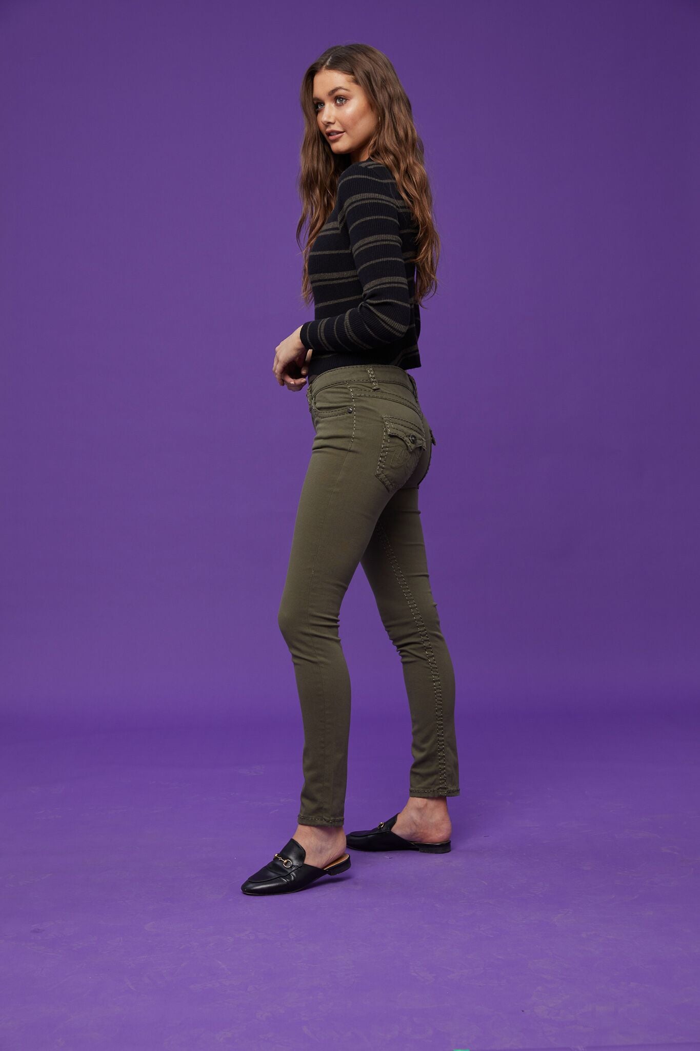 New London Jeans - Chelsea Olive