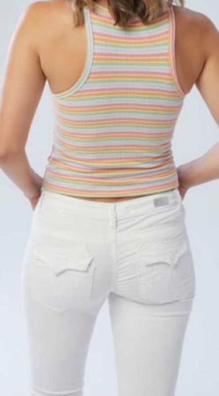 New London Jeans - Notting S White Crop