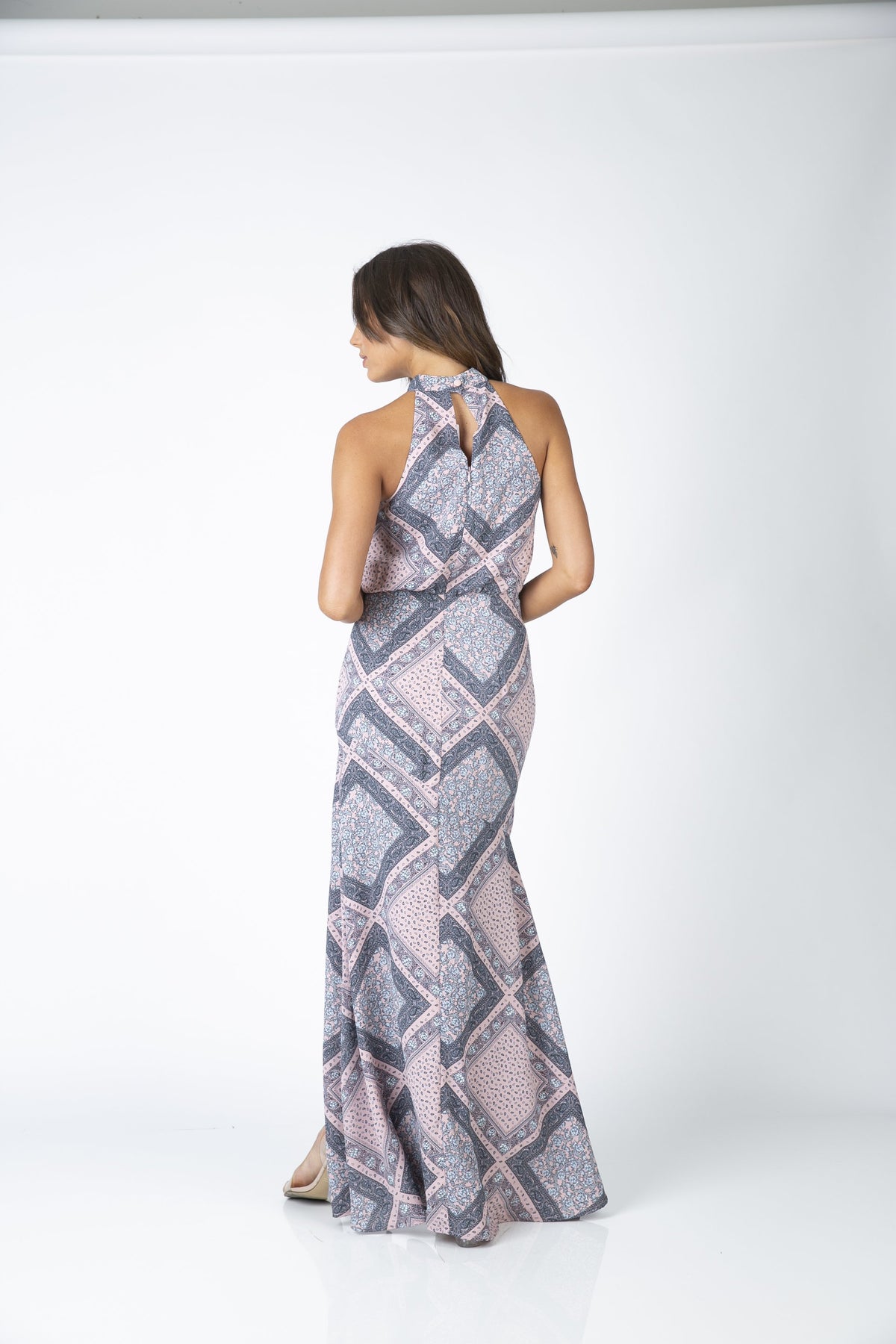 Outlet - Honey &amp; Beau - Party Maxi Paisley Pink - HM203010 - Last One