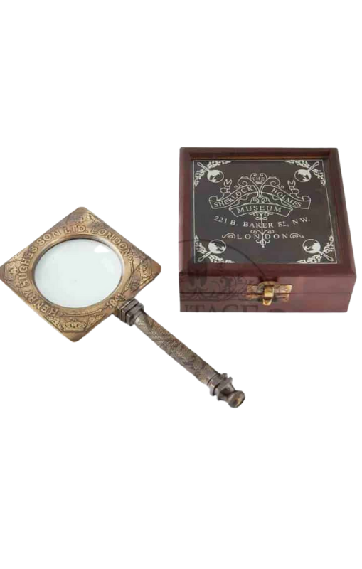 Vintage World - Folding Sherlock Holmes 70mm Magnifying Glass - MN100