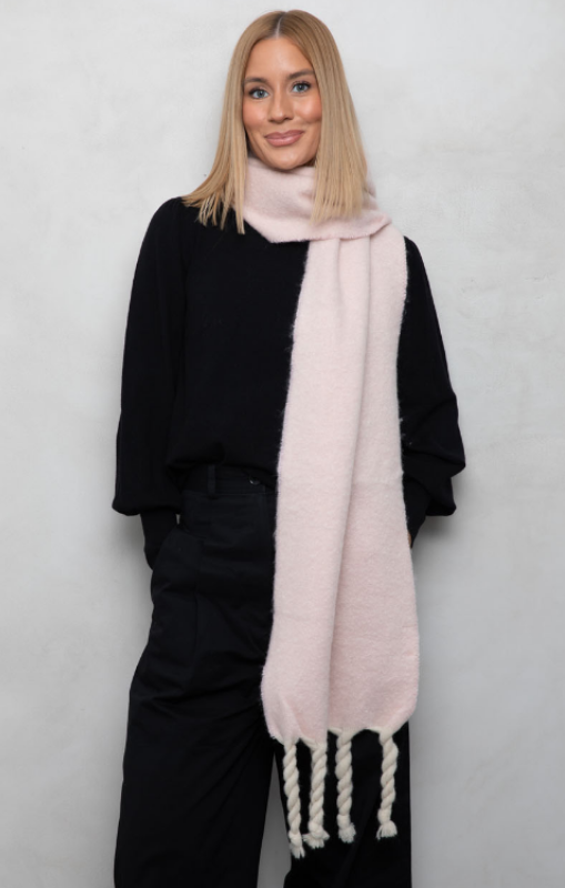 Holiday - Snowstorm Scarf - Pale Pink - CC2114 - last one