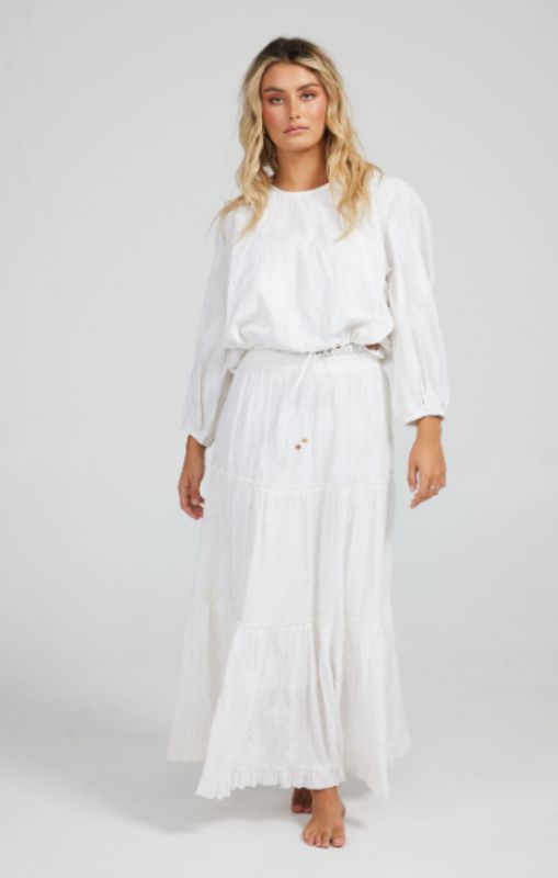 Talisman - Mantra Skirt - White - T1960-2 - last one