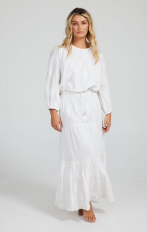 Talisman - Mantra Skirt - White - T1960-2 - last one