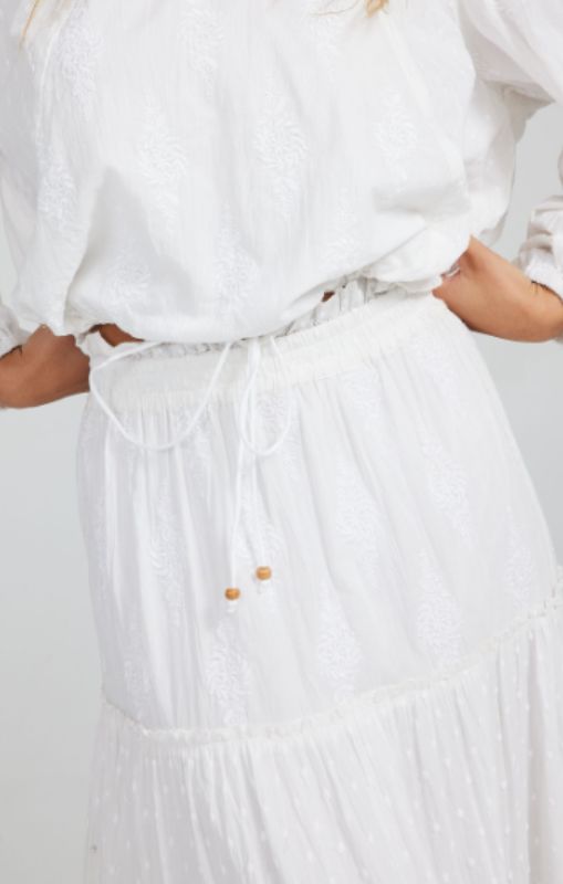 Talisman - Mantra Skirt - White - T1960-2 - last one