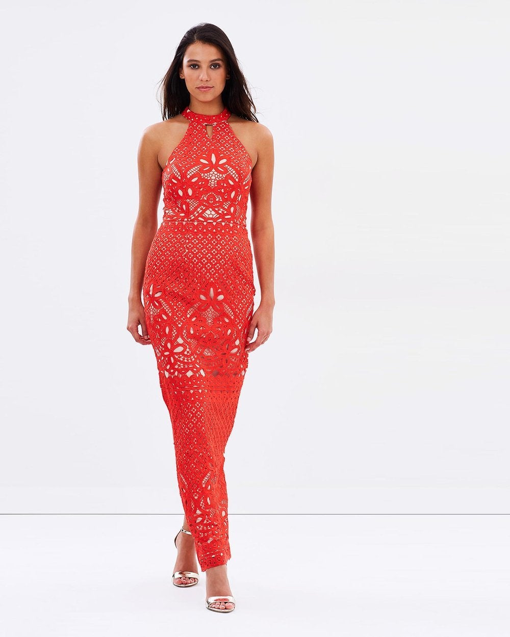 Outlet - ROMANCE - ANNABELLE HALTER - RED- RM172104- Last One