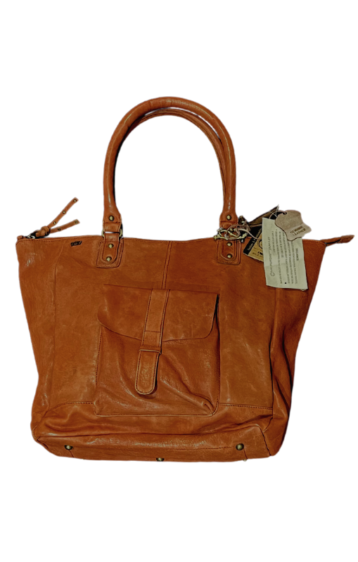 Art N&#39; Vintage - Indie Pocket Tote - Tan - AW22072